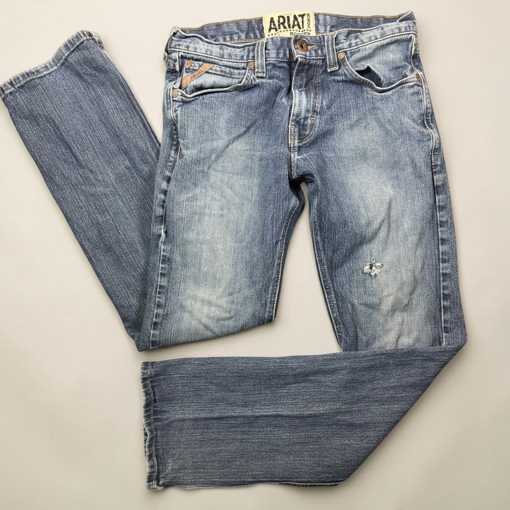 Ariat M7 Rocker Straight Leg Jeans Mens 31x34 Medium Wash Denim Blue